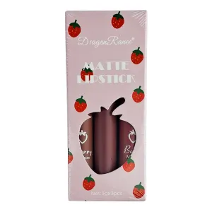 Dragon Ranee Matte Lipstick 3pcs Set Shade D